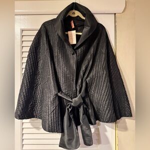 Cupcake International Black Cape with Sash